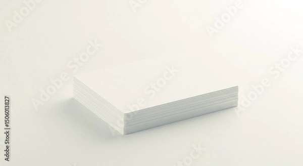 Fototapeta blank pile of paper files  ready for mockup