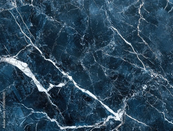Obraz Blue Marble Surface Close Up