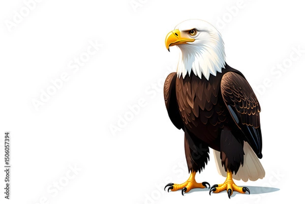 Obraz Majestic Bald Eagle: A Powerful Symbol of American Wildlife
