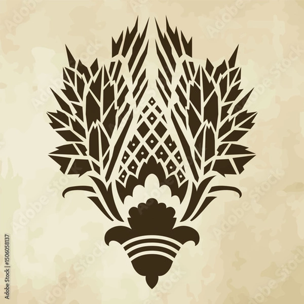 Obraz Decorative element. Vector.