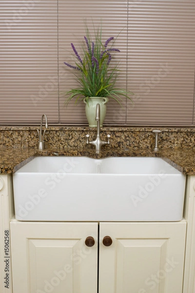 Obraz Modern kitchen sink area