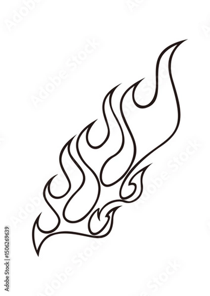 Fototapeta トライバル フレイム