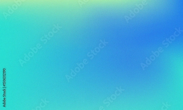 Fototapeta Pastel colored with White Gradient Blurred with Grainy Noise Texture background. Abstract pink, purple, blue, yellow, and teal colorful design.