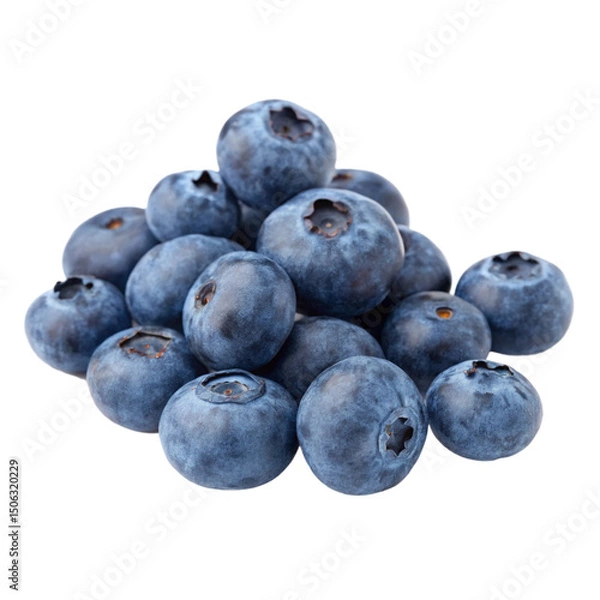 Fototapeta blueberries isolated PNG or Transparency Background