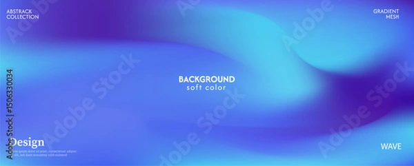 Obraz abstract blue background with wave