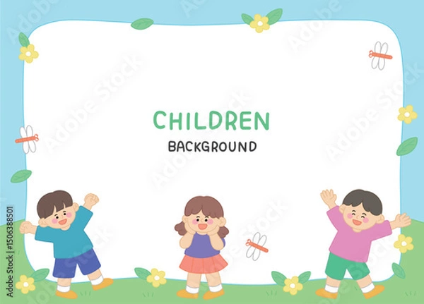 Obraz 어린이 아동 유아 유치원 어린이집 학교 여름방학 체험학습 바캉스 봄 여름