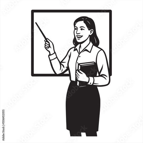 Obraz the teacher is teaching