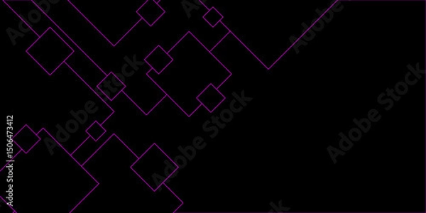 Fototapeta Abstract black rectangle shape geometric line background. Geometric background. Vector illustration abstract graphic design banner pattern presentation background web. design for brochure, website.
