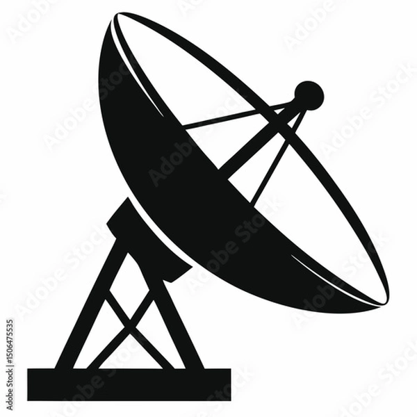 Fototapeta satellite dish antenna