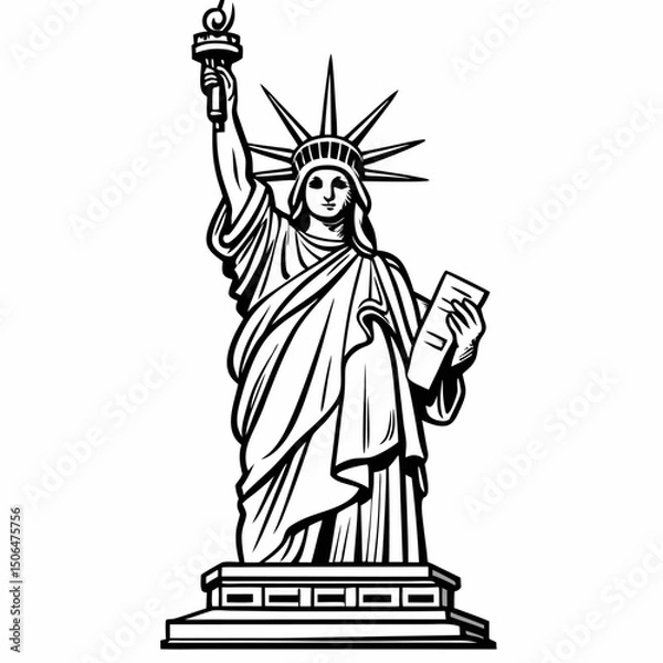 Obraz statue of liberty