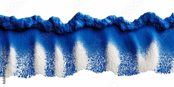 Fototapeta Blue white , color gradient rough abstract background shine bright light and glow template empty space.