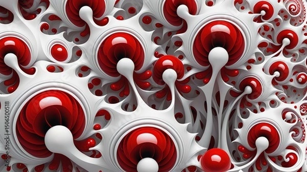 Fototapeta red abstract background
