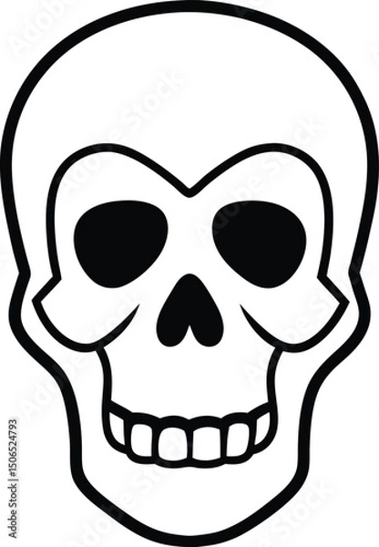 Fototapeta skull.eps