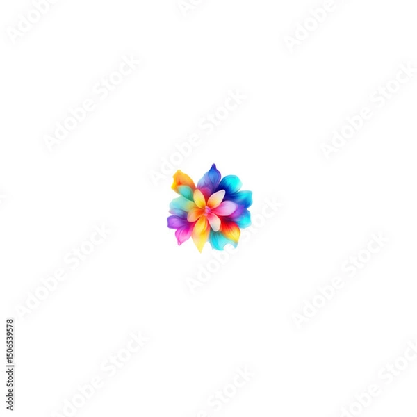 Obraz colorful paper clips