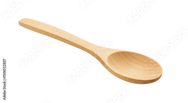 Fototapeta Isolated Wooden Spoon Illustration On Transparent Background