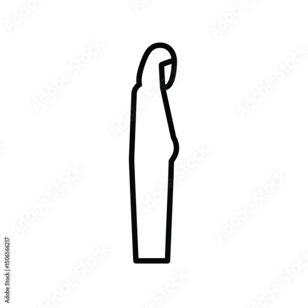 Obraz Prayer moslem icon design template
