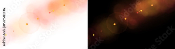 Obraz Abstract, noise, motion, bright, old effects with glowing lens flare, dust, scratches, and sunbeam glow. PNG overlay with abstract, noise, motion, bright, old. Transparent PNG for vintage design.