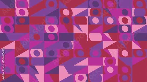 Fototapeta abstract geometric background. seamless geometric pattern