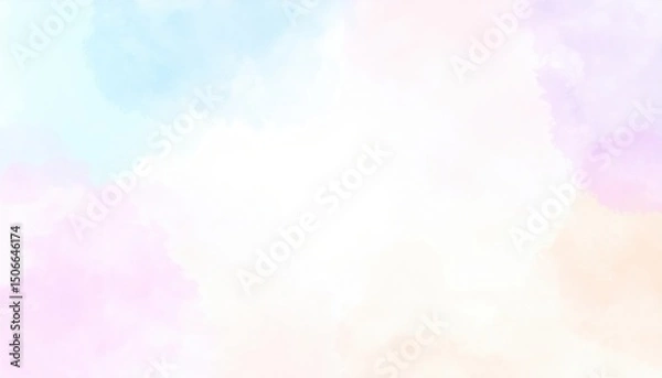 Fototapeta Creative abstract backgrounds digital art soft color palette modern design artistic concept