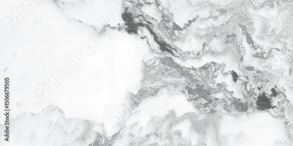 Fototapeta Black and white panda type marble high resolution texture used for digital ceramic tiles design.
