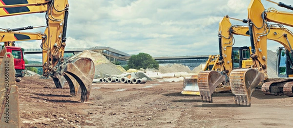 Obraz the motorway construction