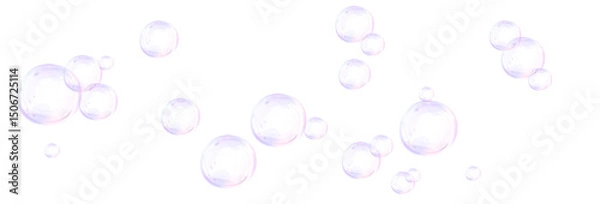 Fototapeta Purple Gradient PNG Bubble Background — Radiant Glow with Dripped Texture, Sparkles, and Dreamy Fluid Effect for Stylish, Festive, or Surreal Artistic Designs
