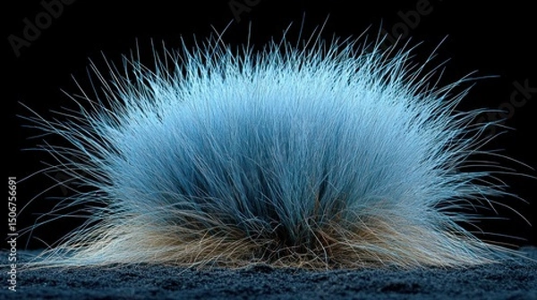 Obraz Blue grass plant closeup