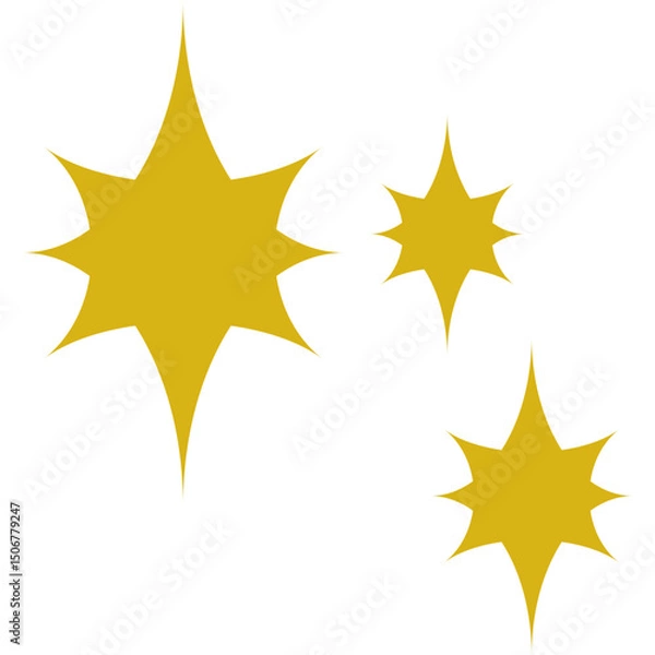 Fototapeta Doodle Sparkle Element