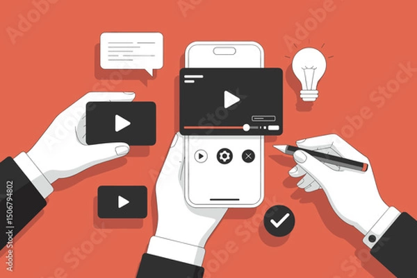 Obraz clapping hands, applause, appreciation, emoji design, yellow hands, purple cuffs, celebratory gesture, positive reaction, supportive expression, animated symbol, digital communication, social interact