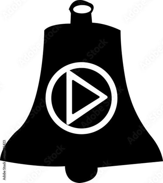 Fototapeta Notification bell icon , alert icon for incoming inbox message, ringing bell icon set with alert and reminder symbols. Includes mobile and web app elements, perfect for social media, messages, updates