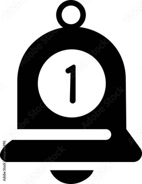 Fototapeta notification, bell, icon set, alert icon, incoming, inbox, message, reminder, symbol, includes, mobile, web, app, element, perfect, social media, message update, isolated, vector, illustration, sign, 