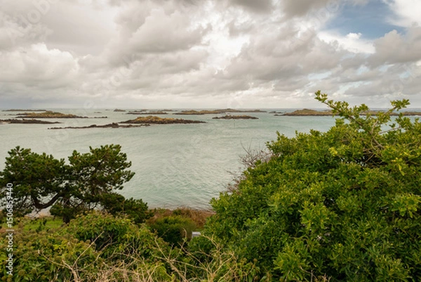 Obraz Iles Chausey, Normandia