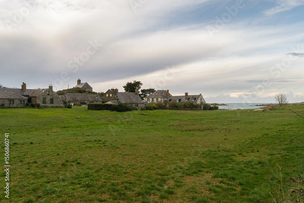 Obraz Iles Chausey, Normandia