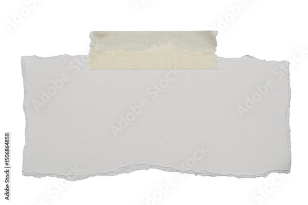 Fototapeta various pieces of masking tape isolated with clipping path on a white background