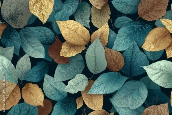 Obraz autumn leaves background