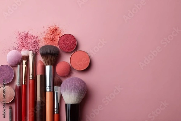Obraz make up brushes