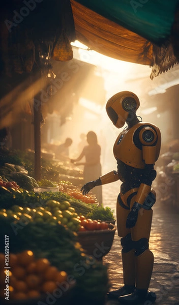 Obraz robot in future
