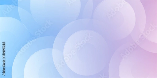 Fototapeta abstract background .blue and pink gradation. circle effect style. modern minimalist.eps 10