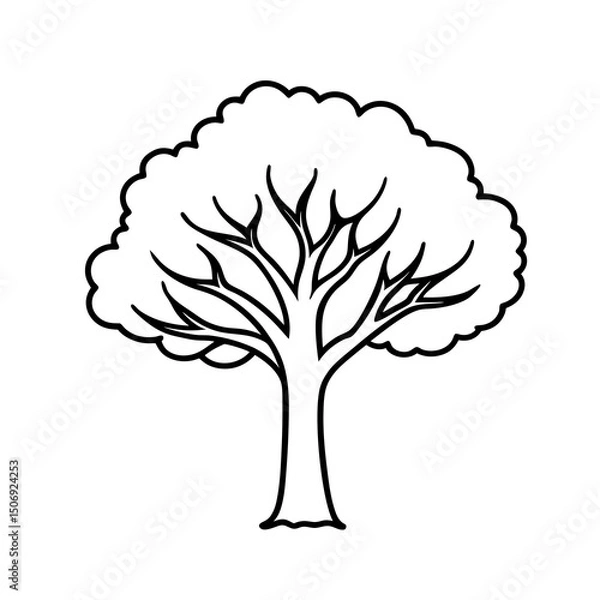 Obraz tree vector