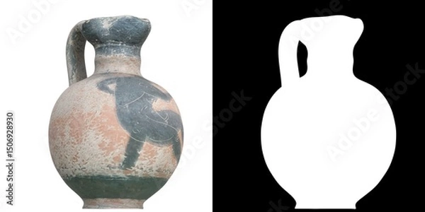 Obraz 3D rendering illustration of an Ancient Greek Vase
