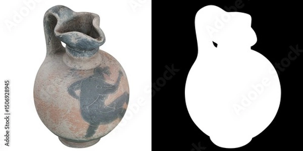 Obraz 3D rendering illustration of an Ancient Greek Vase