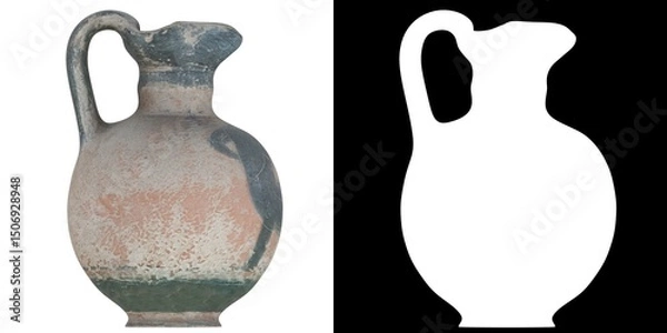 Obraz 3D rendering illustration of an Ancient Greek Vase