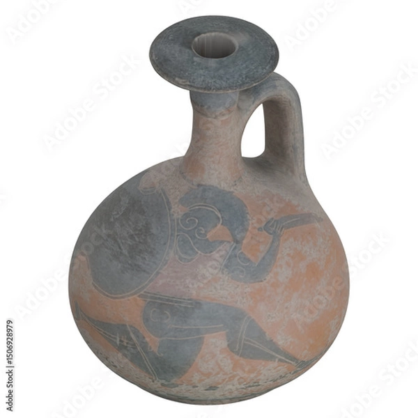 Obraz 3D rendering illustration of an Ancient Greek Vase