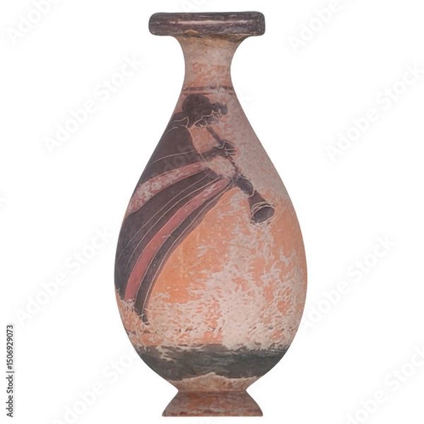 Obraz 3D rendering illustration of an Ancient Greek Vase