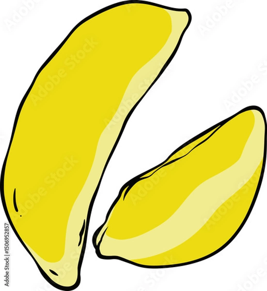 Obraz tropical fruit clipart