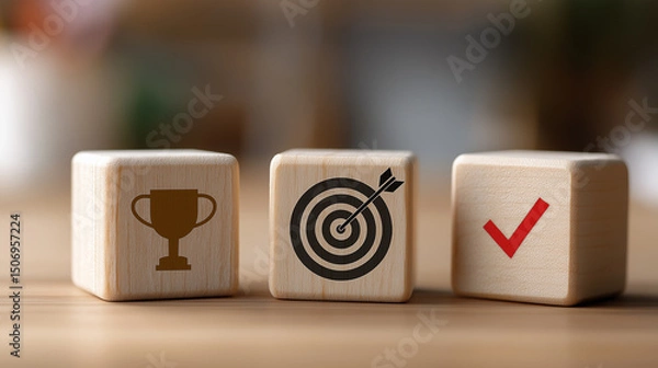 Fototapeta Company Success With Sales Target Achievement, Award Winning and Approval, Including Employee Bonuses and Growth Strategies, Corporate Progress, Team Incentives, And Business Triumph