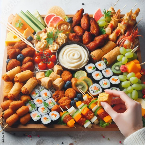 Obraz vegetables on the grill