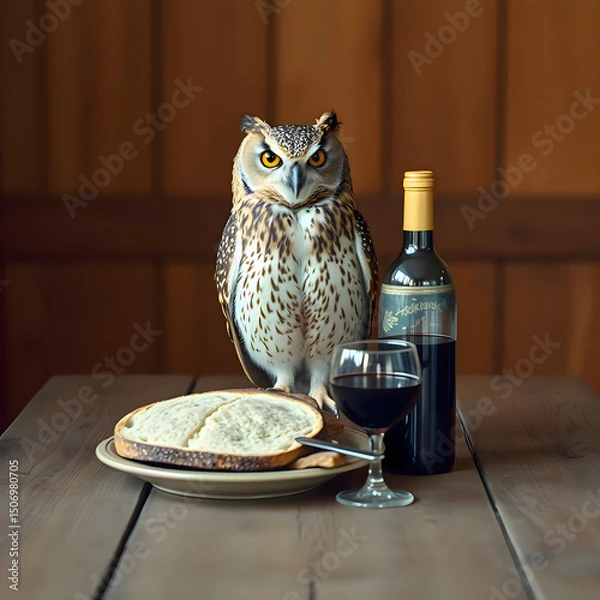 Obraz great horned owl