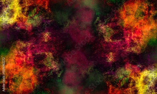Fototapeta colorful  outer space   design    background