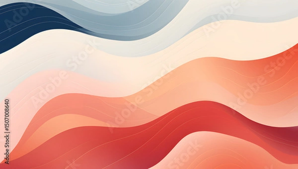 Fototapeta Modern multicolored geometric papercut background business design. Abstract design template for brochures, flyers, magazine, banners, headers, book covers, device screen background and more, vector
